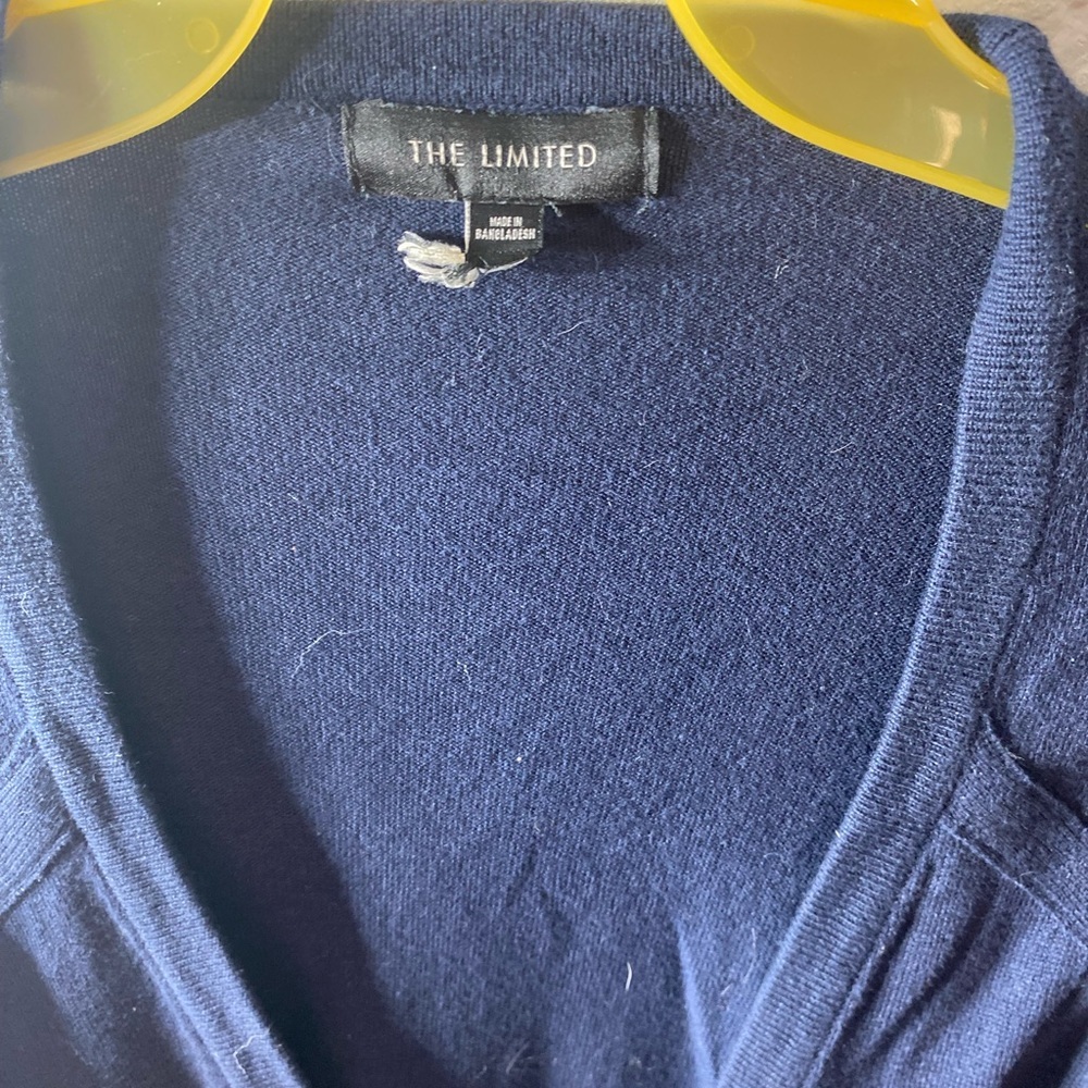 Cardigan from The Limited. Navy. XL.
